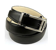 Ремінь чоловічий шкіряний автомат Voronin А505 чорний 110 см