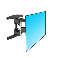 Настінне кріплення для телевізора для діагоналей 55"-85" поворотний кронштейн на стіну V-Star S65