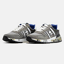 Чоловічі Кросівки Premiata Lander Grey White / Преміата Ландер Сірі з Білим, фото 5
