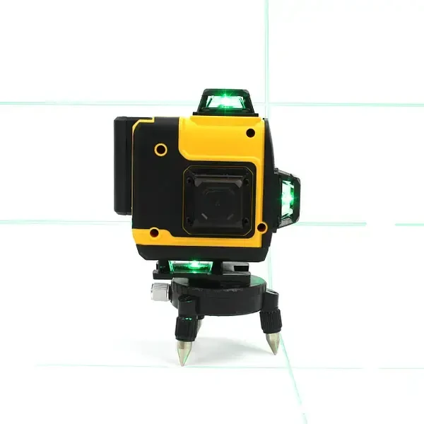 Лазерний рівень, акумуляторний лазерний нівелір (3d, 12 променів), фото 1