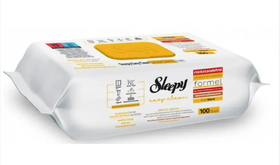 Вологі серветки-рушники для прибирання Sleepy Easy Clean Евкаліпт 100 шт, фото 1