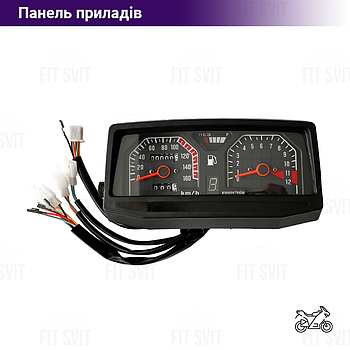 Панель приладів Viper 125/150 сс 160 км/год прямокутна