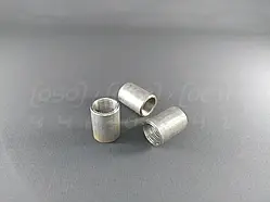 Муфта пряма різьбова Ду 15 (1/2") з нержавіючої сталі AISI304, повністю прорізана