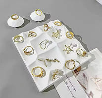 Молд для підносу для прикрас, м. 1616. Для гіпсу, смоли, акрилового композиту