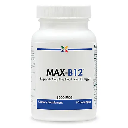 Вітамін B12 Stop Aging Now Methylcobalamin Max-B12 1000 мкг 90 пастилок, фото 1