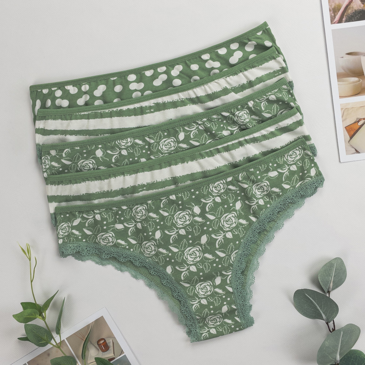 Труси жіночі сліпи-бразиліана Nicoletta Туреччина S, M, XL, 2XL | 5 шт.