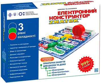 Конструктор Знаток REW-K007 ( 999 схем )