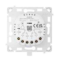 Реле для прохідного двоклавішного вимикача Ajax LightCore (2-gang/2-way)