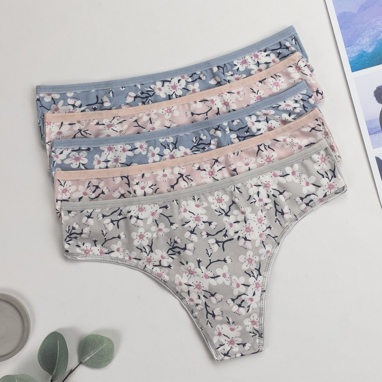 Труси жіночі стрінги Nicoletta Туреччина батал 2XL, 3XL | 5 шт.