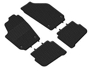 Коврики VW Polo IV 2001-2009, Skoda Fabia I 1999-2008, в салон гумові 4шт. Geyer & Hosaja Польща (910/4C)