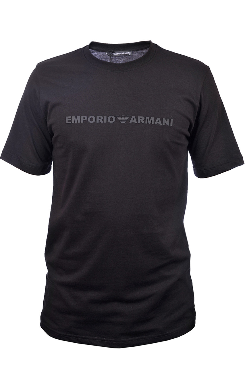 Футболка чоловіча Armani 25-17 чорна