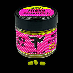 Wafters Feedermania micro dumbell air sweet pineapple 6 x 8 mm