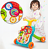 Дитячий толокар ходунки-каталка музичні + ігровий столик 5в1 MalPlay, фото 7