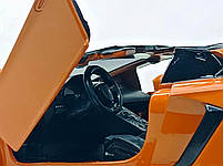 Іграшкова машинка Автопром Lamborghini Aventador Roadster - колекційна модель, помаранчева, 19 см, фото 5