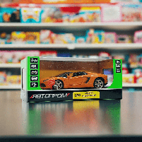 Іграшкова машинка Автопром Lamborghini Aventador Roadster - колекційна модель, помаранчева, 19 см, фото 7