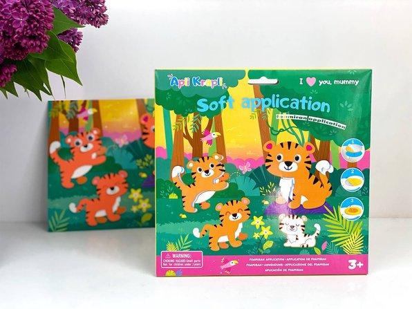 М’яка аплікація сім`я « Тигри », фото 1