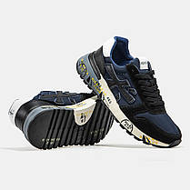 Чоловічі Кросівки Premiata Mick Blue Black / Преміата Мік Сині з Чорним, фото 6