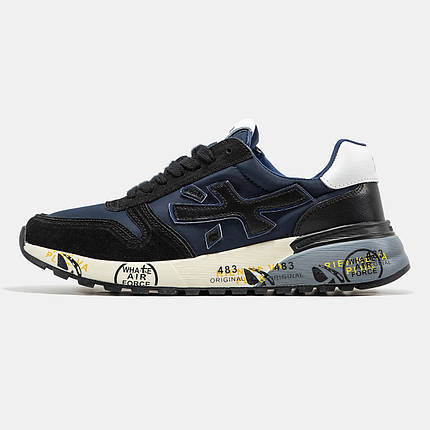 Чоловічі Кросівки Premiata Mick Blue Black / Преміата Мік Сині з Чорним, фото 1