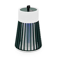 Лампа-знижувач комарів YG-002, вбудований акумулятор 800 mAh, USB-кабель, Green, Box