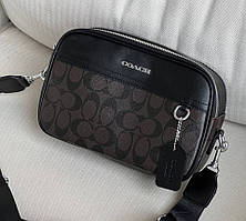 Чоловіча брендова сумка на плече Coach (1376-2)