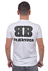 Футболка чоловіча Balenciaga 25-25Y-09504 біла, фото 5