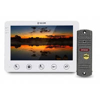 Комплект відеодомофона BCOM BD-710S Kit: відеодомофон 7" white та відеопанель