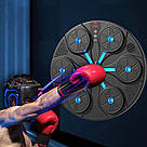 Настінний боксерський тренажер з рукавичками 35x35см / Музична боксерська мішень / Тренажер для боксу, фото 4