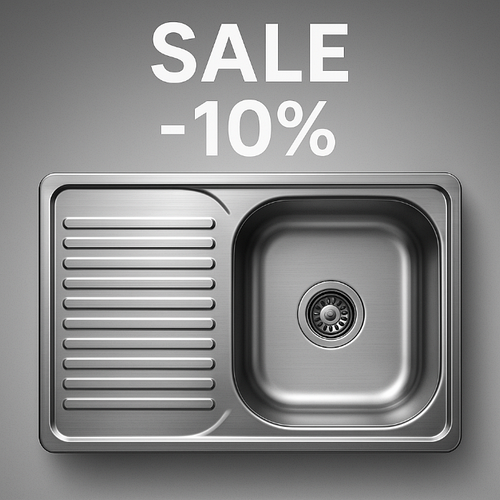 Акція! Класичні кухонні мийки Platinum зі знижкою -10%!