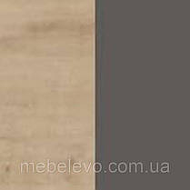 Шафа Каміла 3ДЗ 2200х1425х615мм дуб артизан + графіт Світ меблів, фото 5