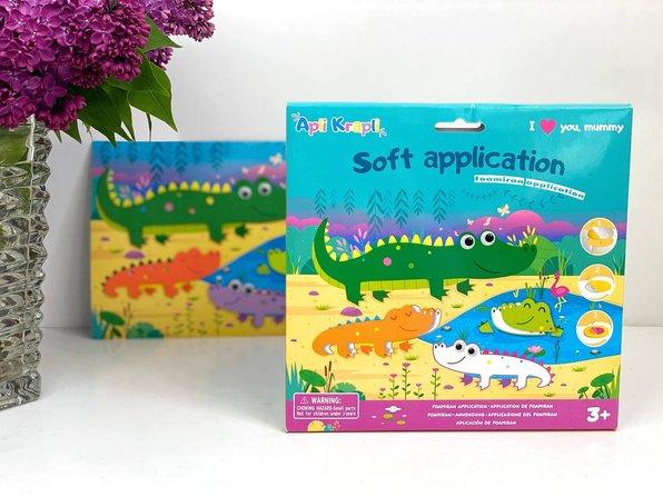 М’яка аплікація сім`я « Крокодили », фото 1