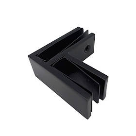 NFU-200-34-21 Кріплення скла 90 градусів кутове, чорне