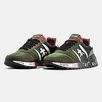 Чоловічі Кросівки Premiata Lander Green White / Преміата Ландер Зелені з Білим, фото 5