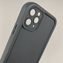 Чохол для Apple iPhone 11 Pro Max чохол з великими бортиками на телефон айфон 11 про макс чорний n5v, фото 3