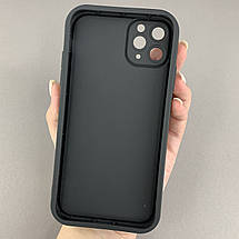 Чохол для Apple iPhone 11 Pro Max чохол з великими бортиками на телефон айфон 11 про макс чорний n5v, фото 2