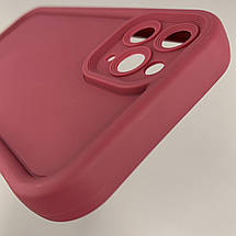 Чохол для Apple iPhone 11 Pro чохол з великими бортиками на телефон айфон 11 про бордовий n5v, фото 5