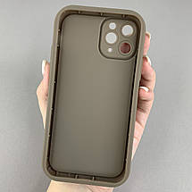 Чохол для Apple iPhone 11 Pro чохол з великими бортиками на телефон айфон 11 про коричневий n5v, фото 2