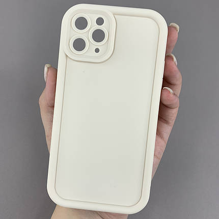 Чохол для Apple iPhone 11 Pro чохол з великими бортиками на телефон айфон 11 про молочний n5v, фото 1