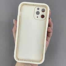 Чохол для Apple iPhone 11 Pro чохол з великими бортиками на телефон айфон 11 про молочний n5v, фото 2