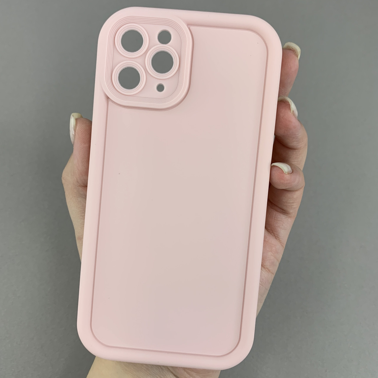 Чохол для Apple iPhone 11 Pro чохол з великими бортиками на телефон айфон 11 про рожевий n5v