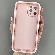 Чохол для Apple iPhone 11 Pro чохол з великими бортиками на телефон айфон 11 про рожевий n5v, фото 2