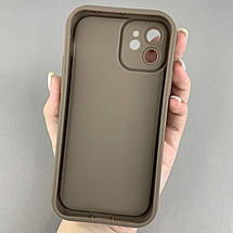 Чохол для iPhone 12 коричневий чохол з осіннім принтом листя книжок гарбуза на айфон 12 w02j, фото 2