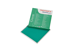 Платки для коффердаму, Sanctuary (Dental Dam) латексні, зелені з ароматом м'яти, (152мм х 152мм) 36шт