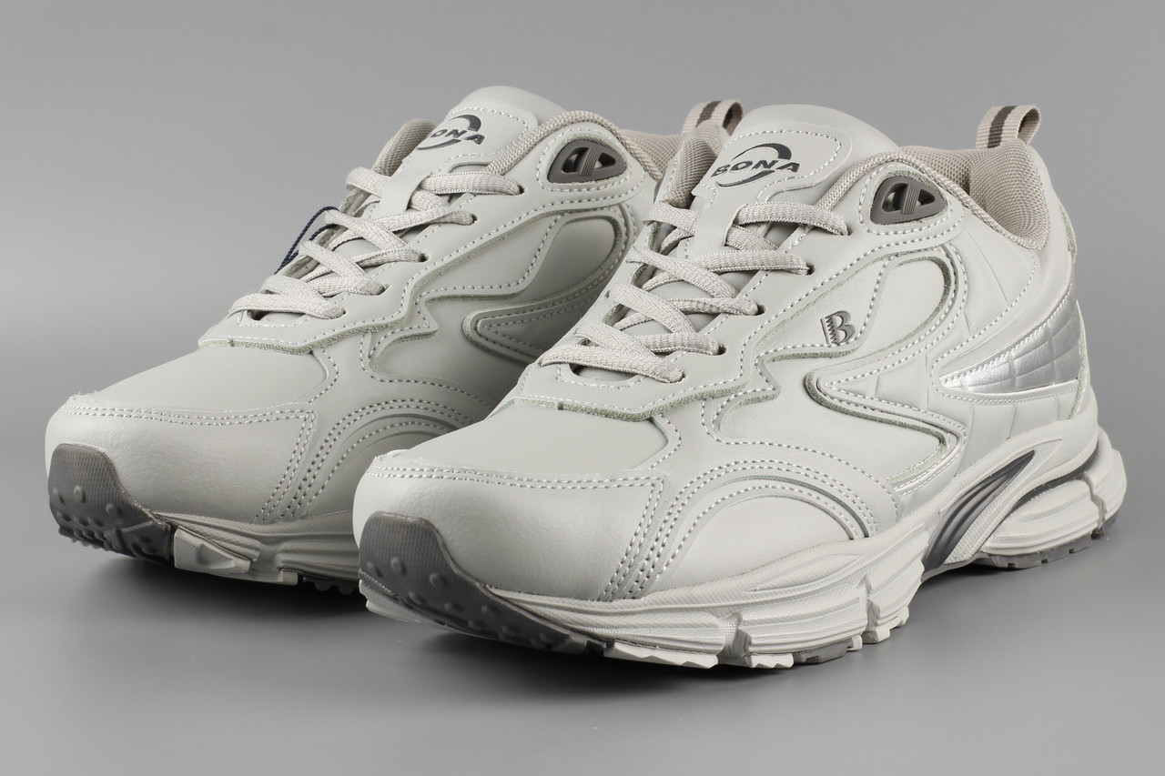 Кросівки унісекс жіночі сірі Bona 963M-2 Бона Розміри 37 38 39 40 41