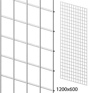 Сітка торговельна 60х120 см (осередок 50х50 мм, D2.5 мм), біла