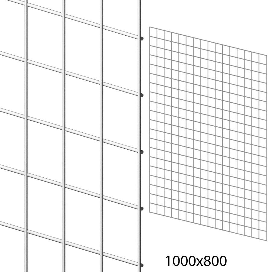 Сітка торговельна 80х100 см (осередок 50х50 мм, D2.5 мм), біла