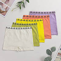 Трусы детские шортики для девочки Nicoletta (возраст: 2-3, 4-5, 6-7 лет) | 5 шт.