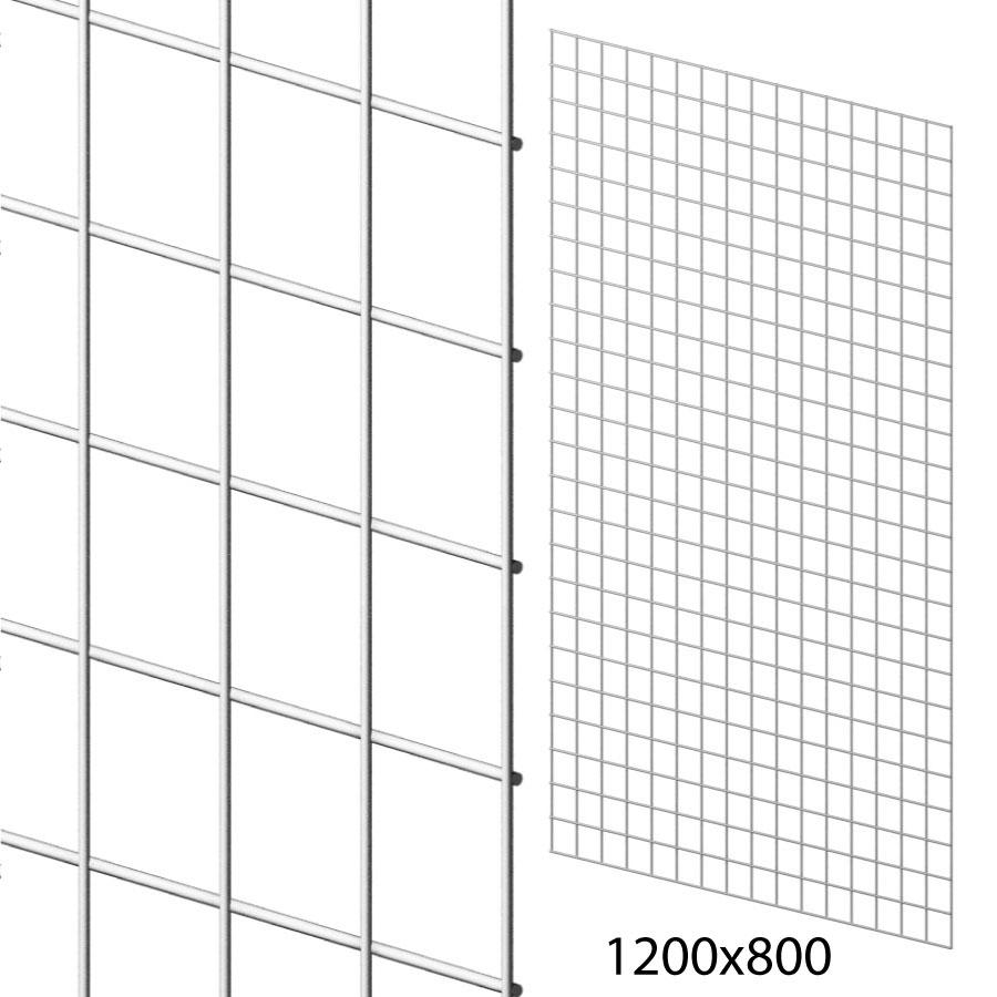 Сітка торговельна 80х120 см (осередок 50х50 мм, D2.5 мм), біла