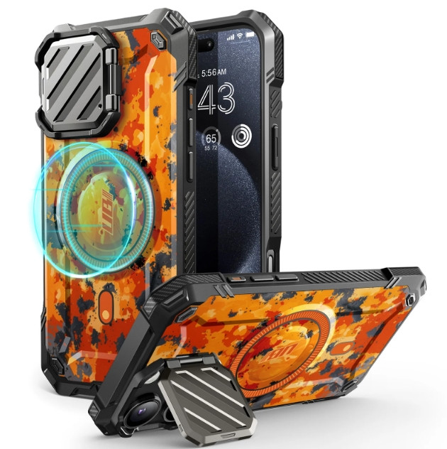 Чохол Supcase для iPhone 16 Pro - Unicorn Beetle XT Mag, MagSafe, Bright Print (843439155640)