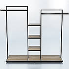 Стійка "BIPARTITE". Рейл торговий для одягу для дому та бутіка., фото 2