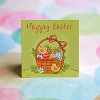 Листівка Великодня 80х80мм